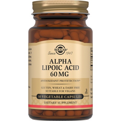  Solgar Alpha Lipoic Acid 60  30 